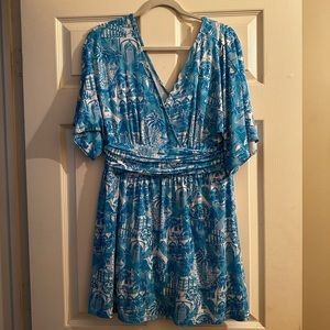 Lilly Pulitzer Parigi Romper NWOT size M
